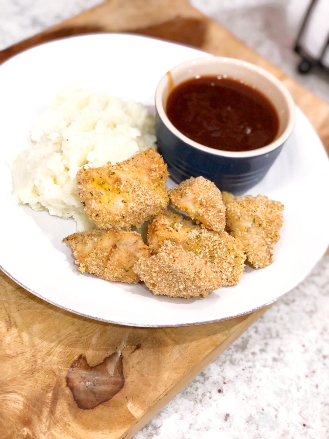 Healthy Chicken Nuggets with Homemade BBQ Sauce Jillian's Healthful Eats