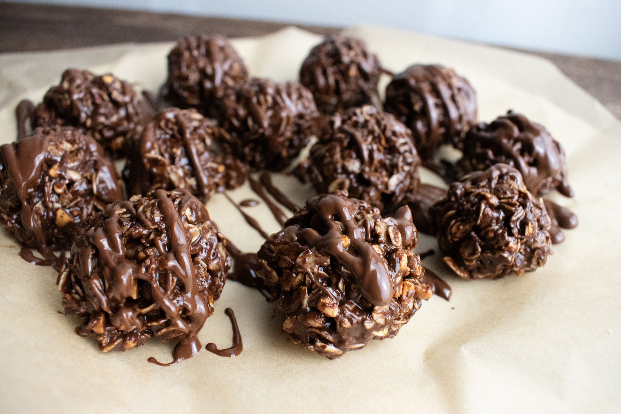 extra chocolate covered chocolate peanut butter balls