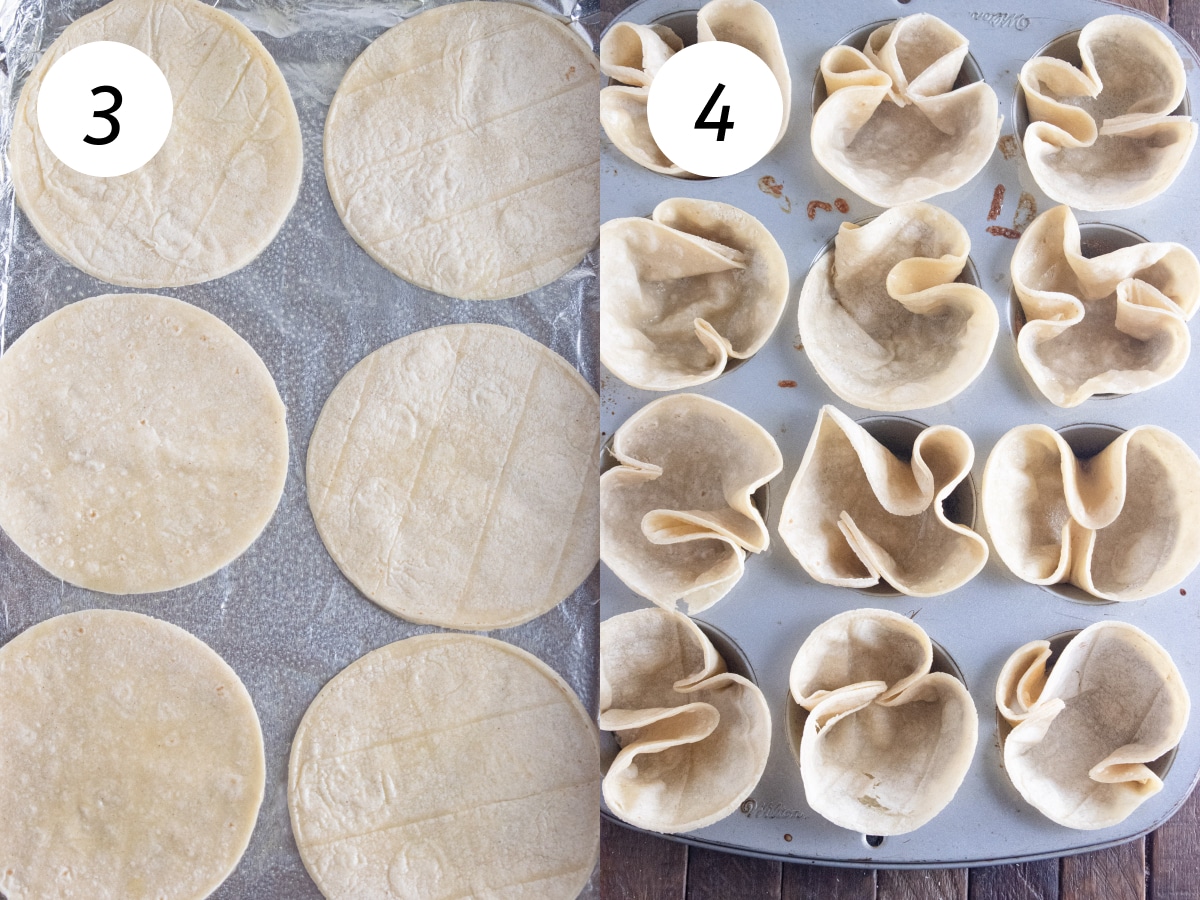 Steps 3 and 4 of the cooking process to make this recipe.
