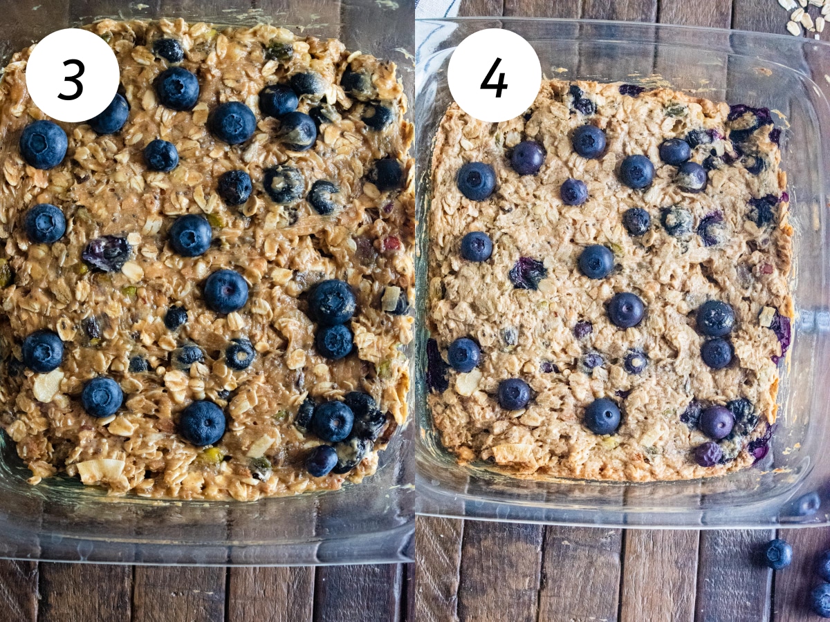 Steps 3 and 4 of the cooking process to make this recipe.