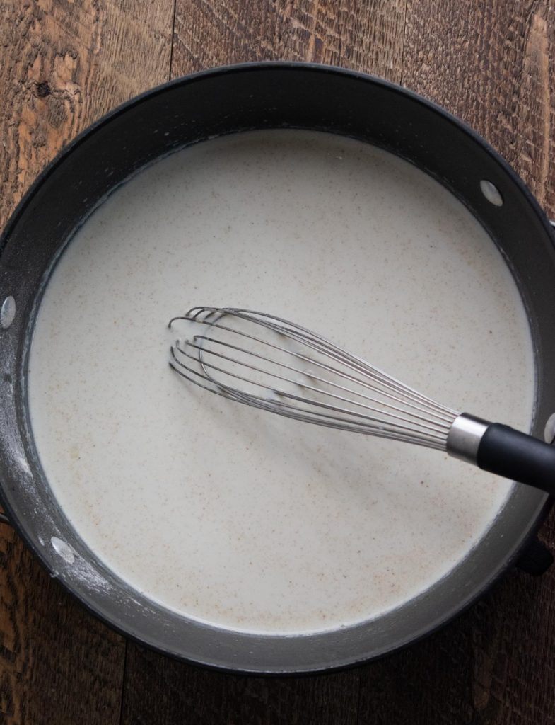 almond milk cooking for homemade broccoli cheese soup