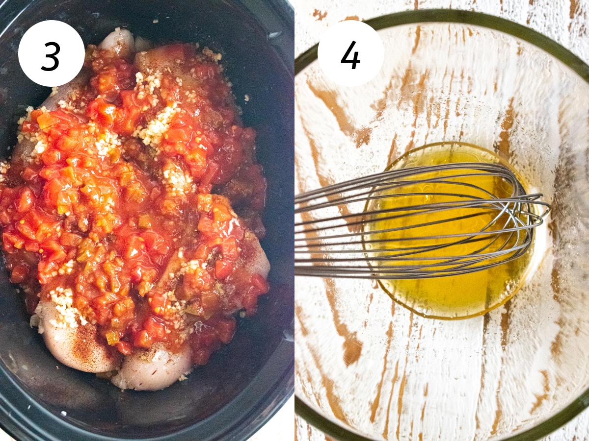 Steps 3 and 4 in the cooking process to make this recipe.