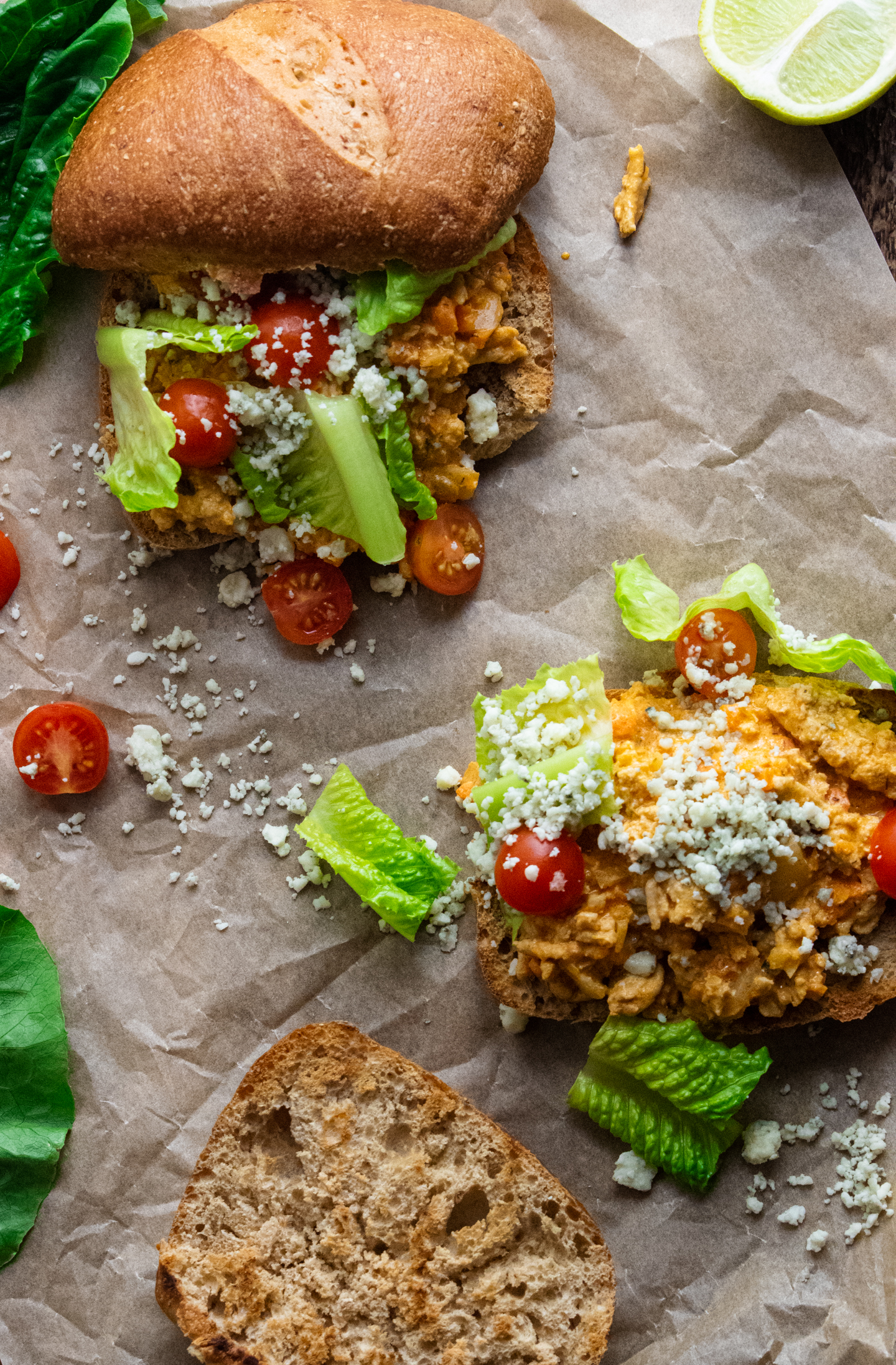 the ultimate buffalo chicken sloppy joes
